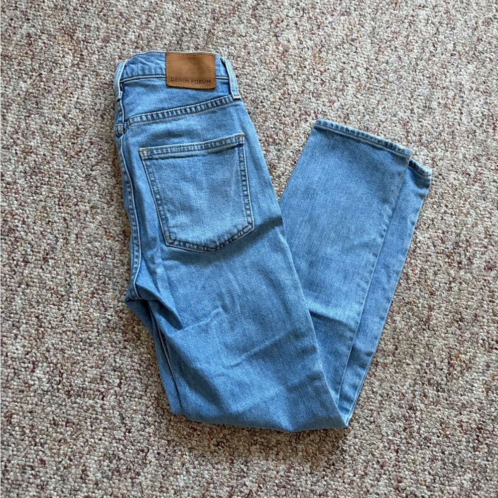 Denim Forum Classic Blue Straight Men's Jeans